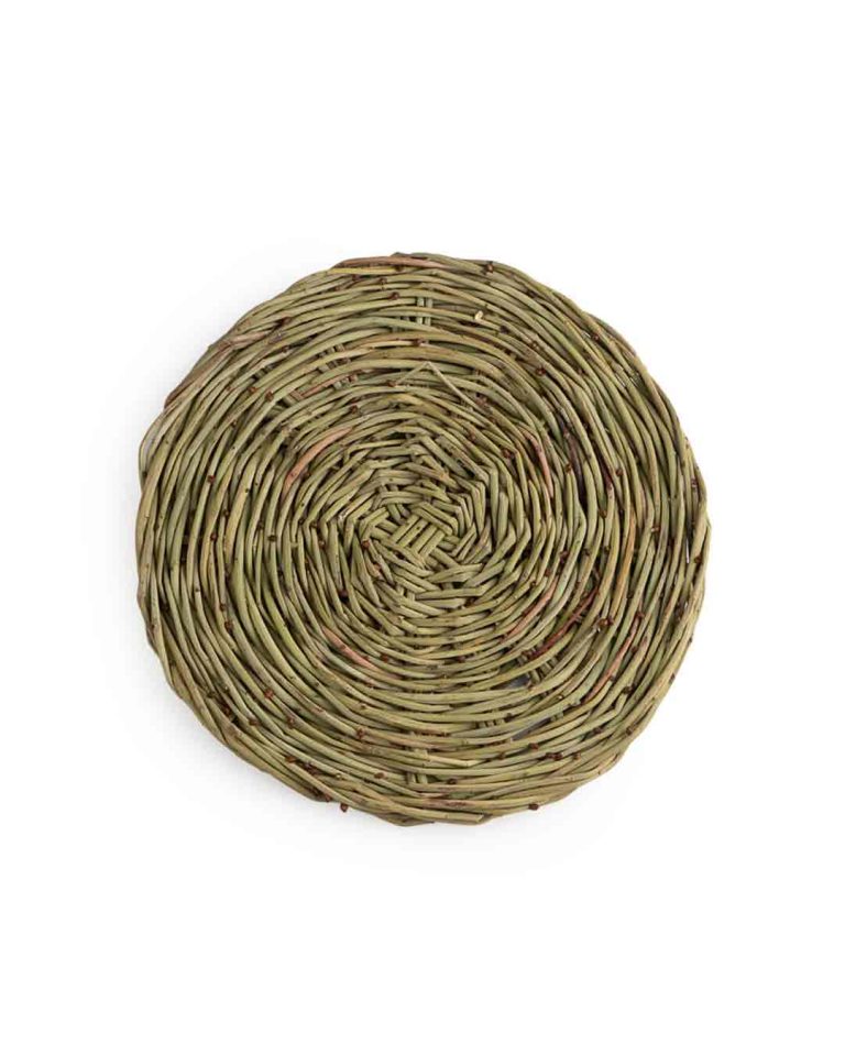سبد حصیری تخت 20cm