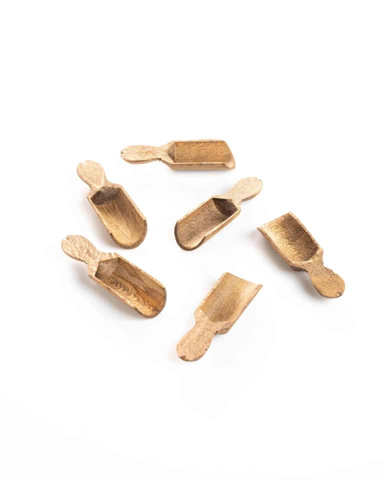 قاشق ادویه چوبی کوچک کد 3-3