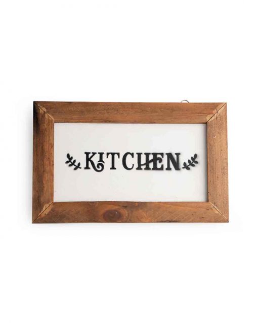 تابلو چوبی طرح kitchen (در 2 رنگ)
