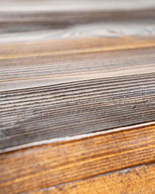 میز چوبی پایه فلزی