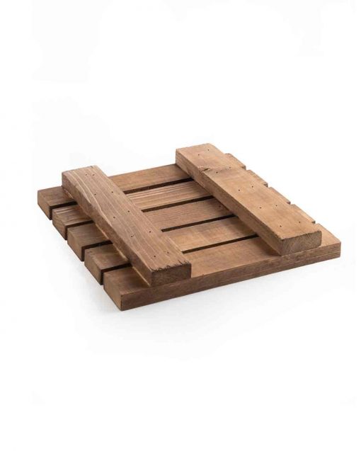 سینی چوبی مربعی دو طرفه