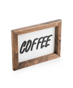 تابلو چوبی طرح COFFEE