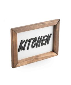 تابلو چوبی طرح KITCHEN