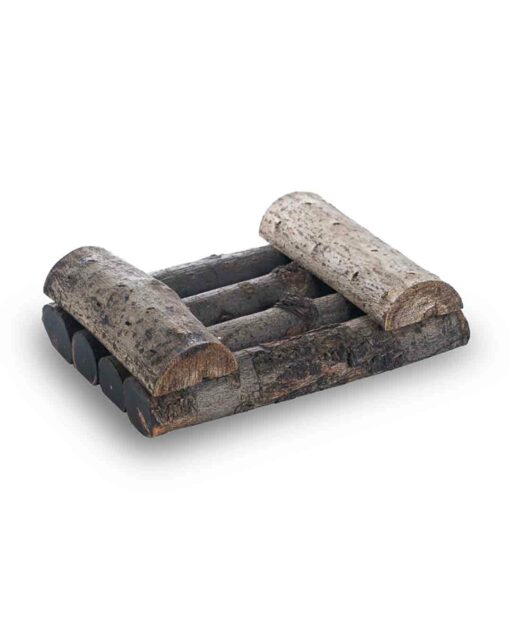 سینی چوبی تنه درختی 4 میله